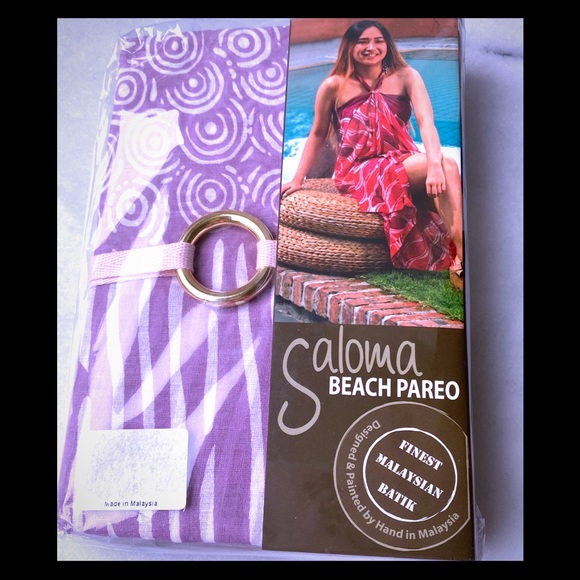 Beach Pareo Cover-up and make-up bag
